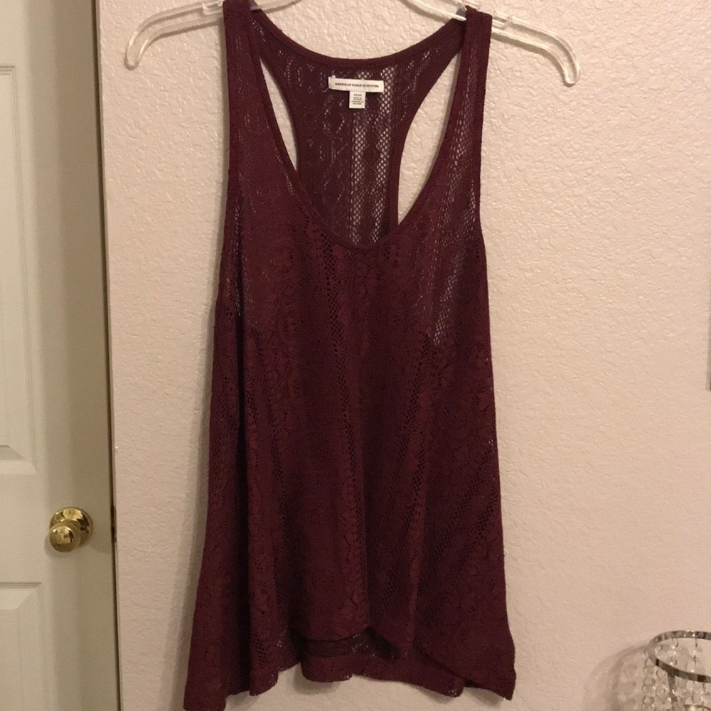 Maroon tank top